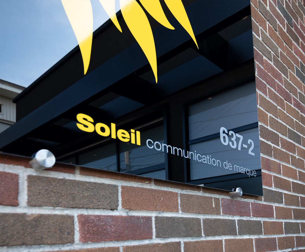 Soleil communication de marque | 637 Boulevard Marie-Victorin #2, Boucherville, QC J4B 1X6, Canada | Phone: (514) 521-5464