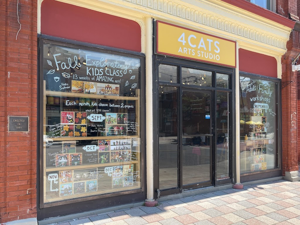 4Cats Arts Studio (Kingston Downtown) | 181 Sydenham St, Kingston, ON K7K 3M2, Canada | Phone: (613) 766-6426