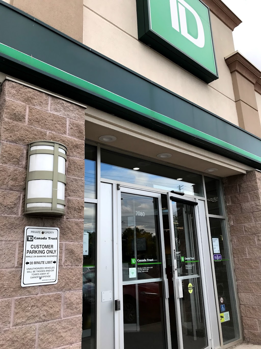 TD Canada Trust Branch and ATM | 7080 Warden Ave, Markham, ON L3R 5Y2, Canada | Phone: (905) 475-7598