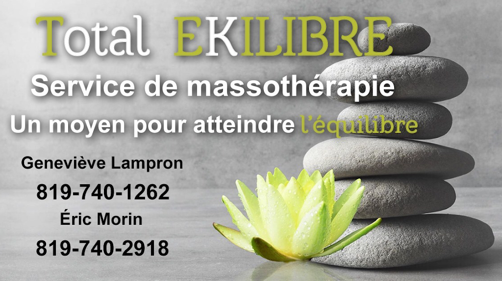 Total Ékilibre Massothérapeute & Kinésithérapeute | 13 Rue Trottier, Victoriaville, QC G6P 7V6, Canada | Phone: (819) 740-2918