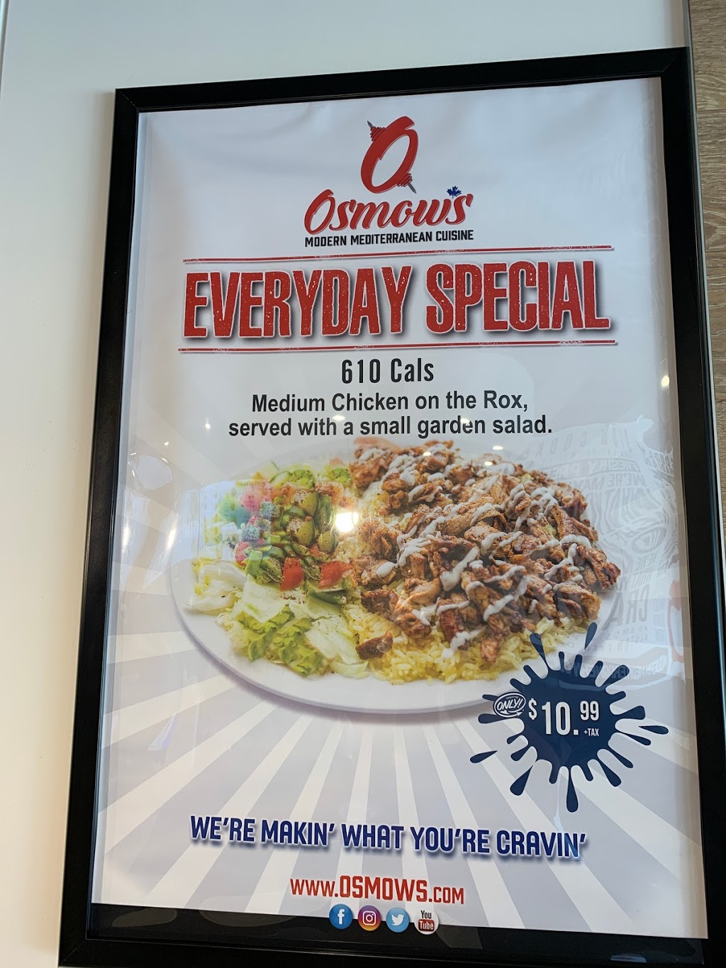 Osmows Shawarma | 80 Dundas St E Unit 8, Waterdown, ON L9H 7K6, Canada | Phone: (905) 690-9700