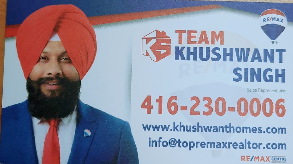 RE/MAX Top Team Khushwant Singh Bajwa Broker | 110 Burnhamthorpe Rd E, Oakville, ON L6H 7C8, Canada | Phone: (416) 230-0006