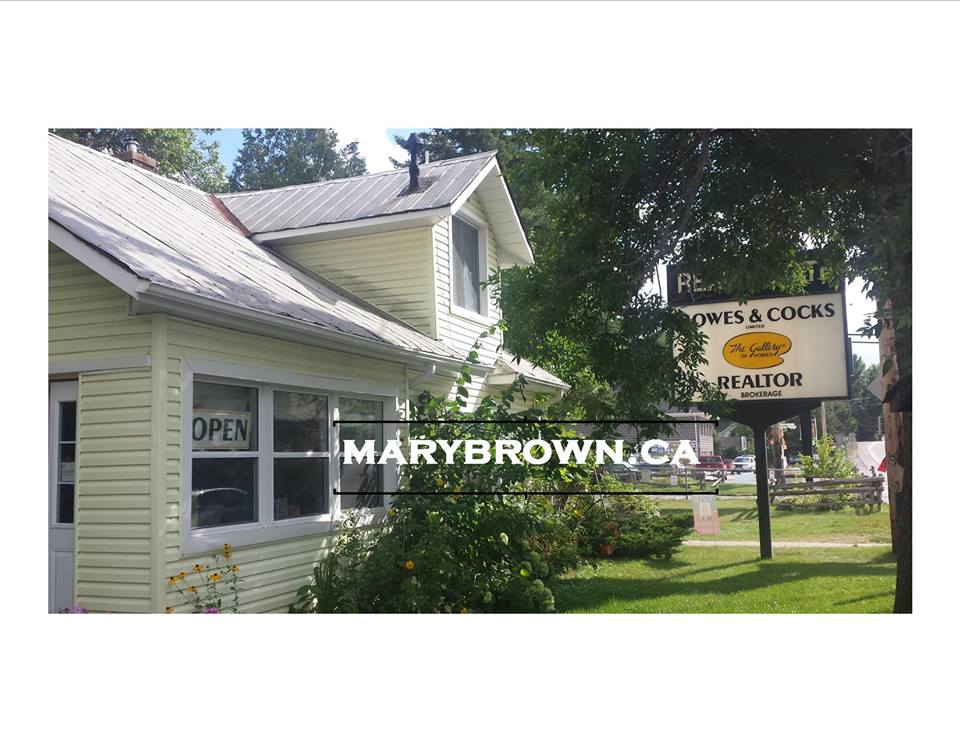 Bowes & Cocks Ltd Real Estate Agent Mary Brown | 123 Burleigh St, Apsley, ON K0L 1A0, Canada | Phone: (705) 656-4422