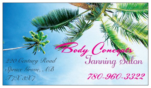 Body Concepts Tanning | 220 Century Rd, Spruce Grove, AB T7X 3X7, Canada | Phone: (780) 960-3322