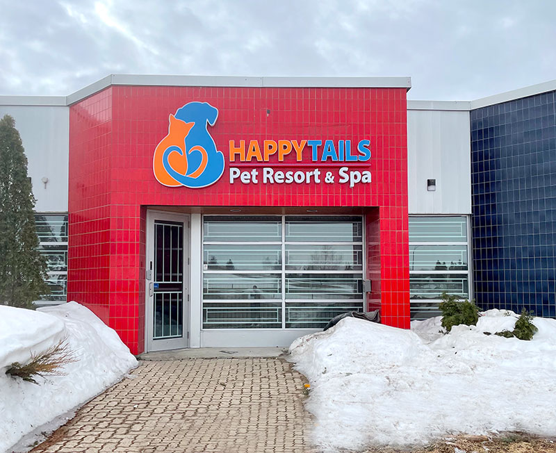 Happy Tails Pet Resort & Spa | 820 Kimberly Ave, Winnipeg, MB R2K 4L3, Canada | Phone: (204) 219-1079