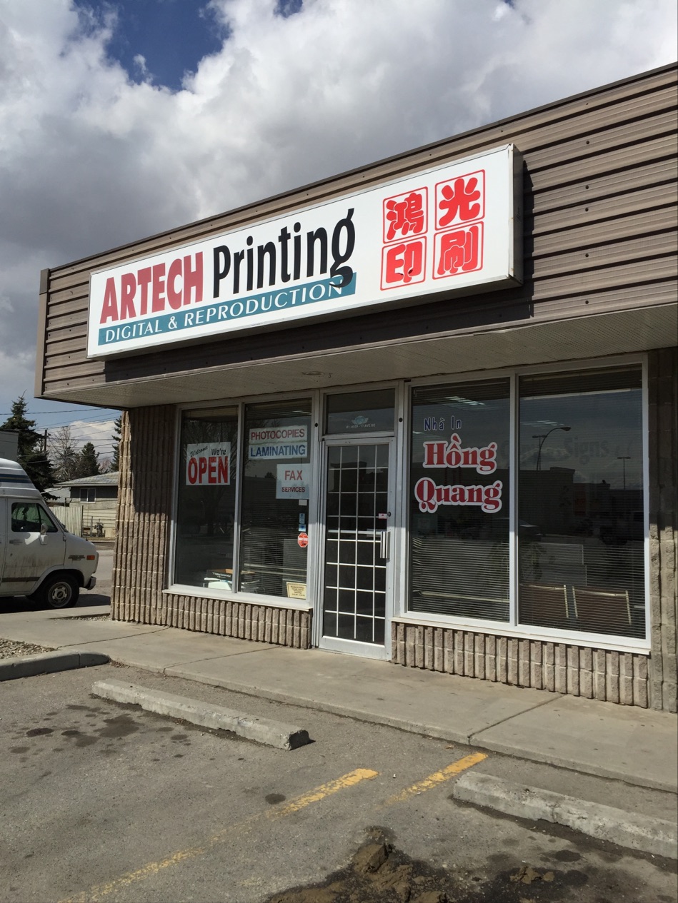 Artech Printing | 4600 17 Ave SE, Calgary, AB T2A 0V1, Canada | Phone: (403) 248-6621