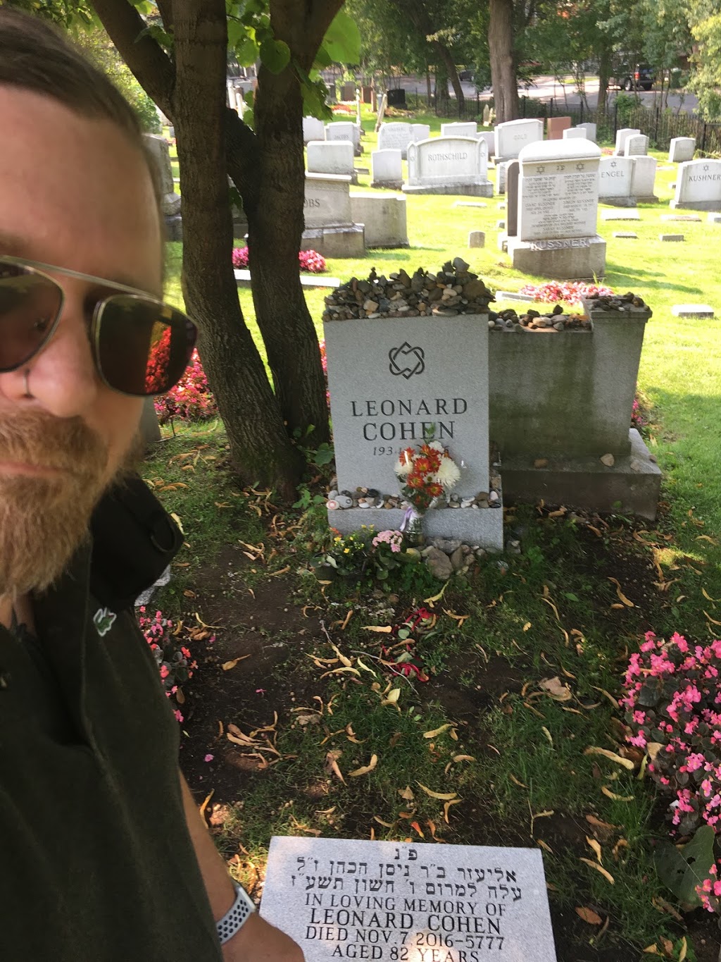 Leonard Cohen’s Grave | Outremont, Montreal, QC H2V 4T6, Canada