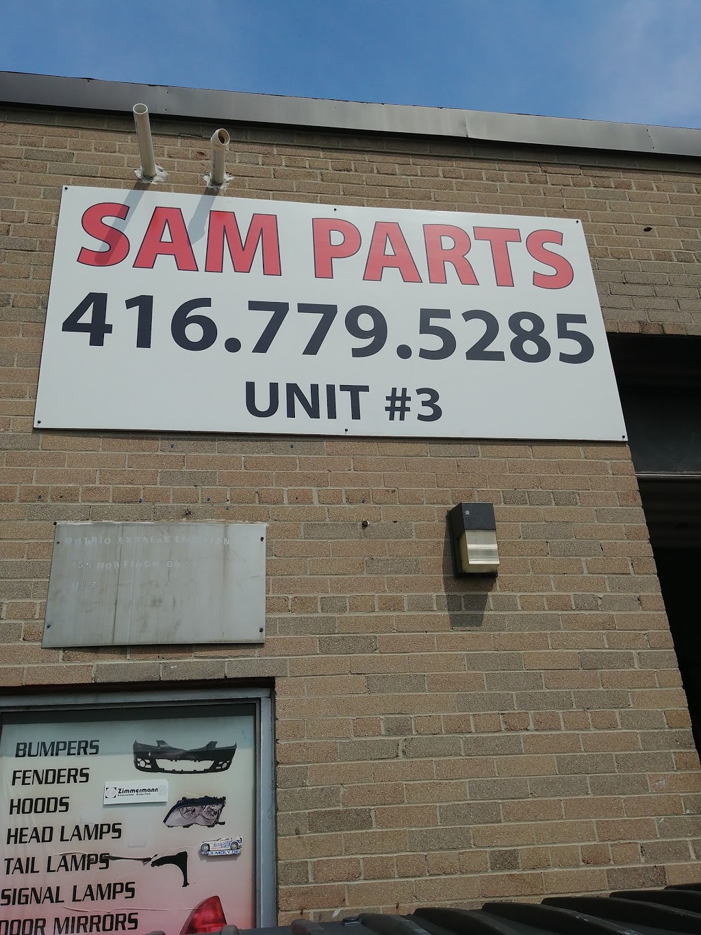 Sams Parts | 155 Norfinch Dr #3, North York, ON M3N 1Y2, Canada | Phone: (416) 848-9796