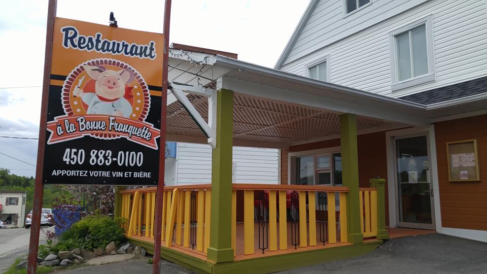 Restaurant A La Bonne Franquette | 880 Rue de lÉglise, Sainte-Béatrix, QC J0K 1Y0, Canada | Phone: (450) 883-0100