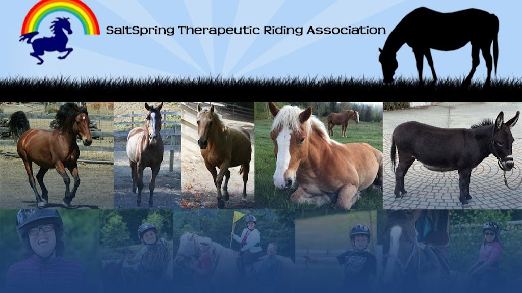 SaltSpring Therapeutic Riding Association | 700 Upper Ganges Rd, Salt Spring Island, BC V8K 1R9, Canada | Phone: (250) 653-9925