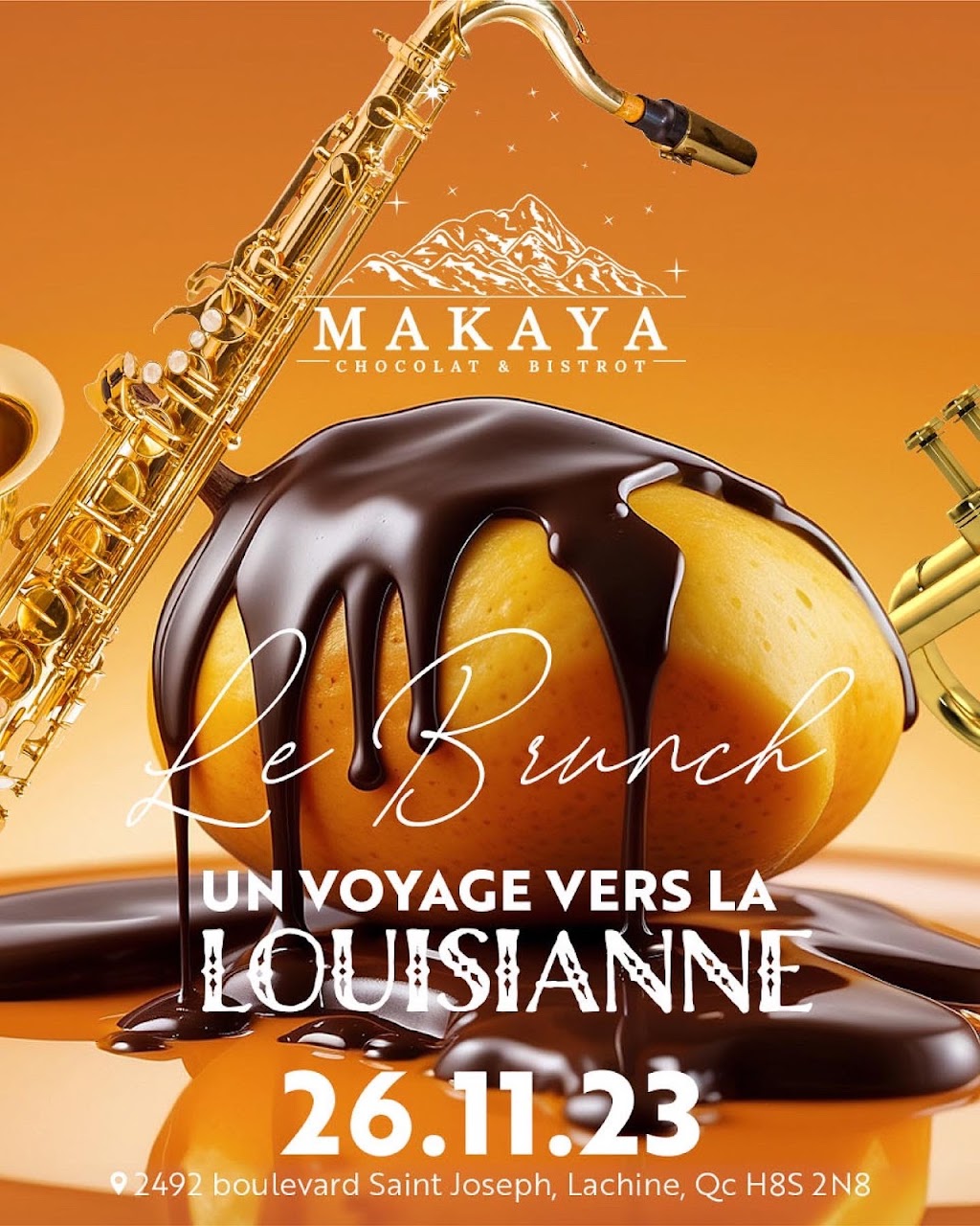 Makaya Chocolat & Bistro | 2492 Bd Saint-Joseph, Lachine, QC H8S 2N8, Canada | Phone: (514) 800-3105