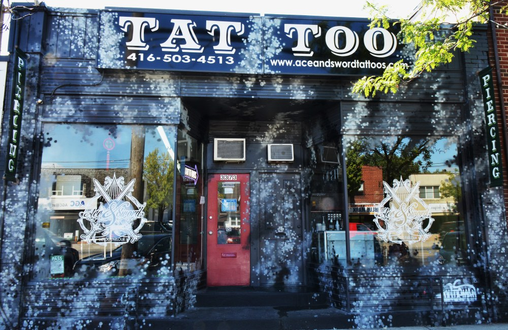 The Ace and Sword Tattoo Parlour | 3373 Lake Shore Blvd W, Etobicoke, ON M8W 1N1, Canada | Phone: (416) 503-4513