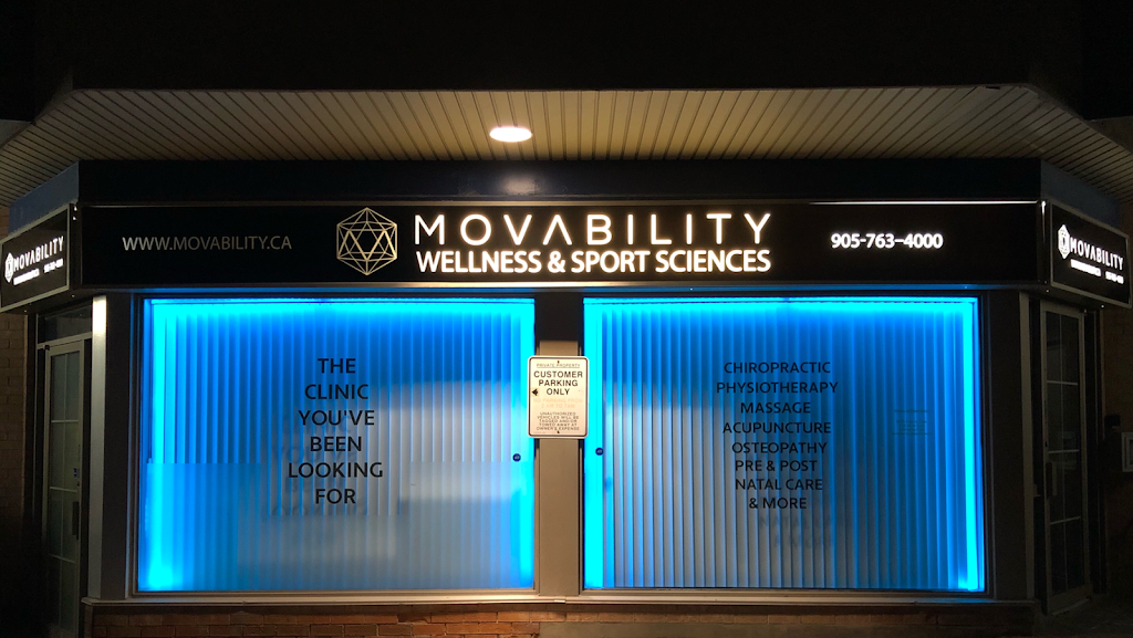 Movability - Wellness & Sport Sciences | 2 Hunters Point Dr #2, Richmond Hill, ON L4C 9Y4, Canada | Phone: (905) 763-4000