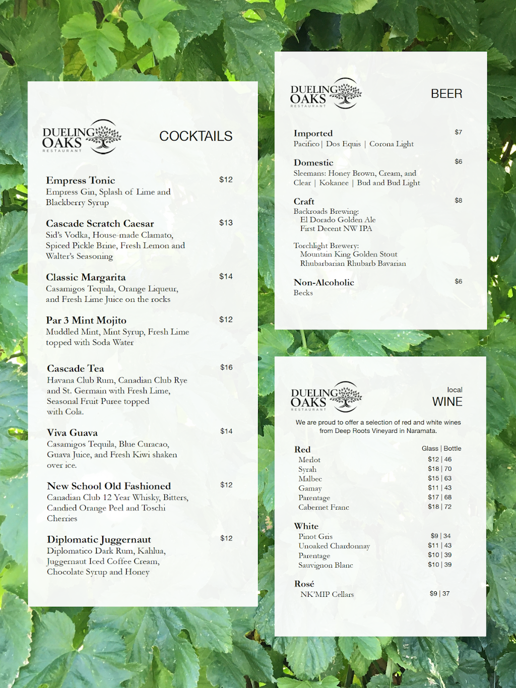 Dueling Oaks Restaurant | 282 Second Ave, Christina Lake, BC V0H 1E0, Canada | Phone: (250) 447-9755