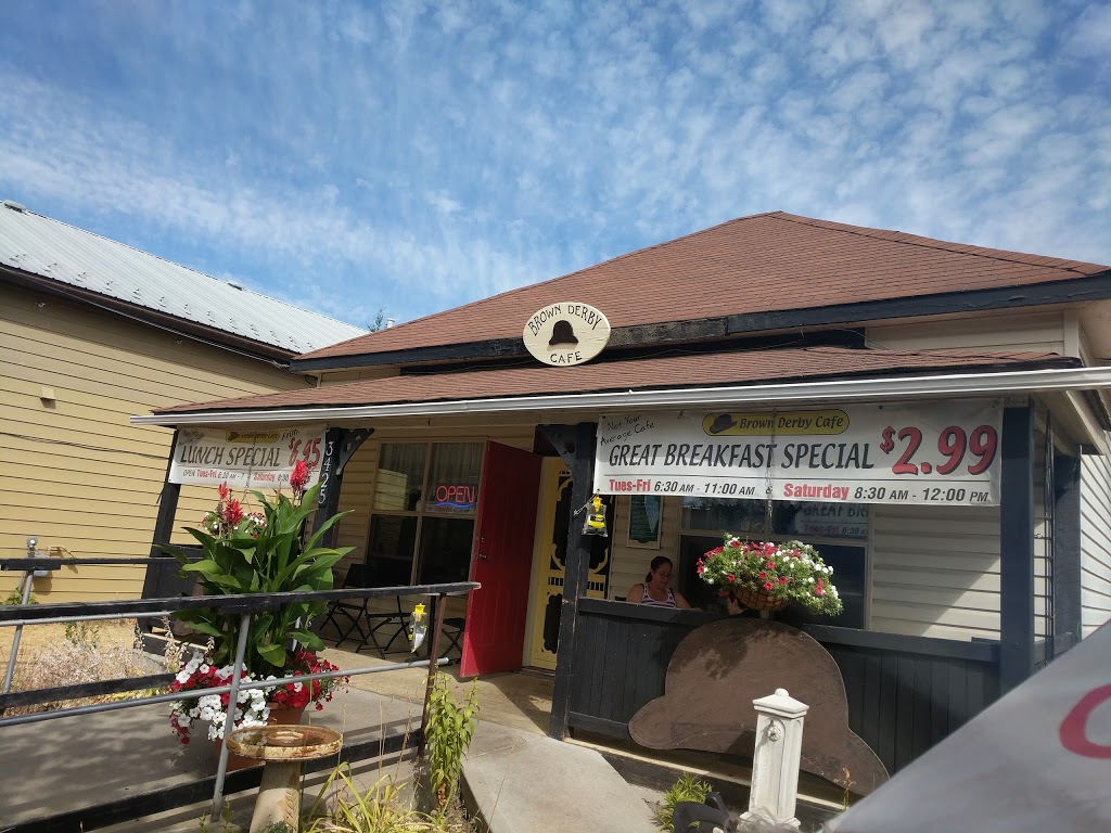 The Brown Derby Cafe | 3425 Pleasant Vly Rd, Armstrong, BC V0E 1B0, Canada | Phone: (250) 546-8221