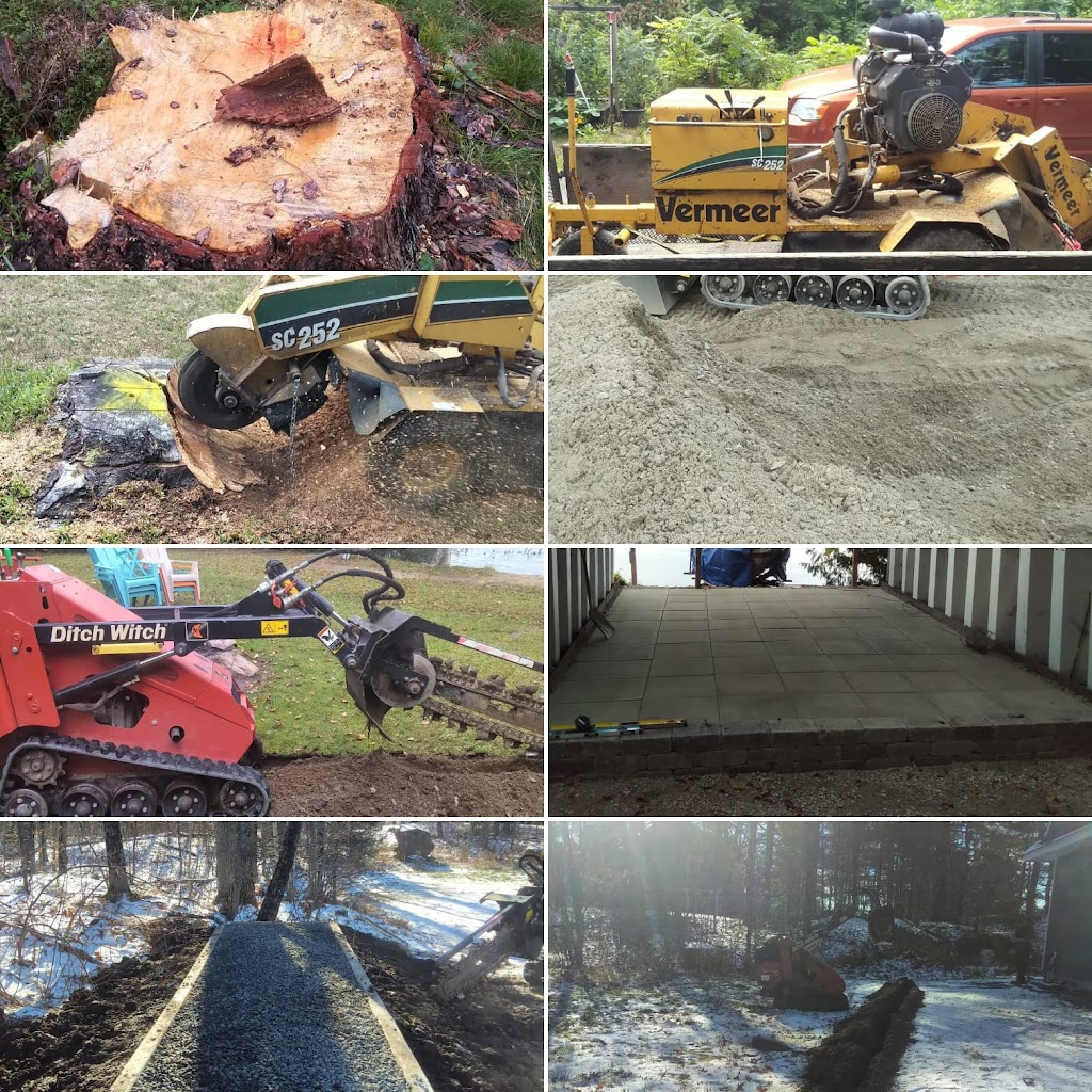 Grinder up Stumps | 83 Clearwater Lake Rd, Port Sydney, ON P0B 1L0, Canada | Phone: (705) 380-2169