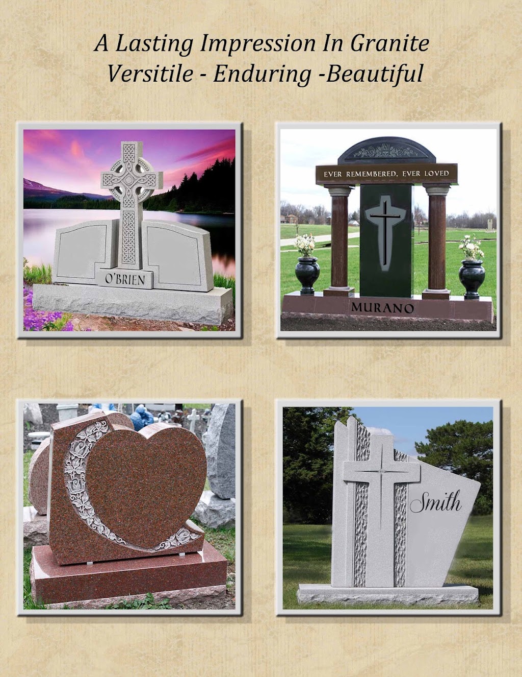 Cherish Monuments & Urns | 730 Front Rd unit 11, Kingston, ON K7M 6P7, Canada | Phone: (613) 766-0696