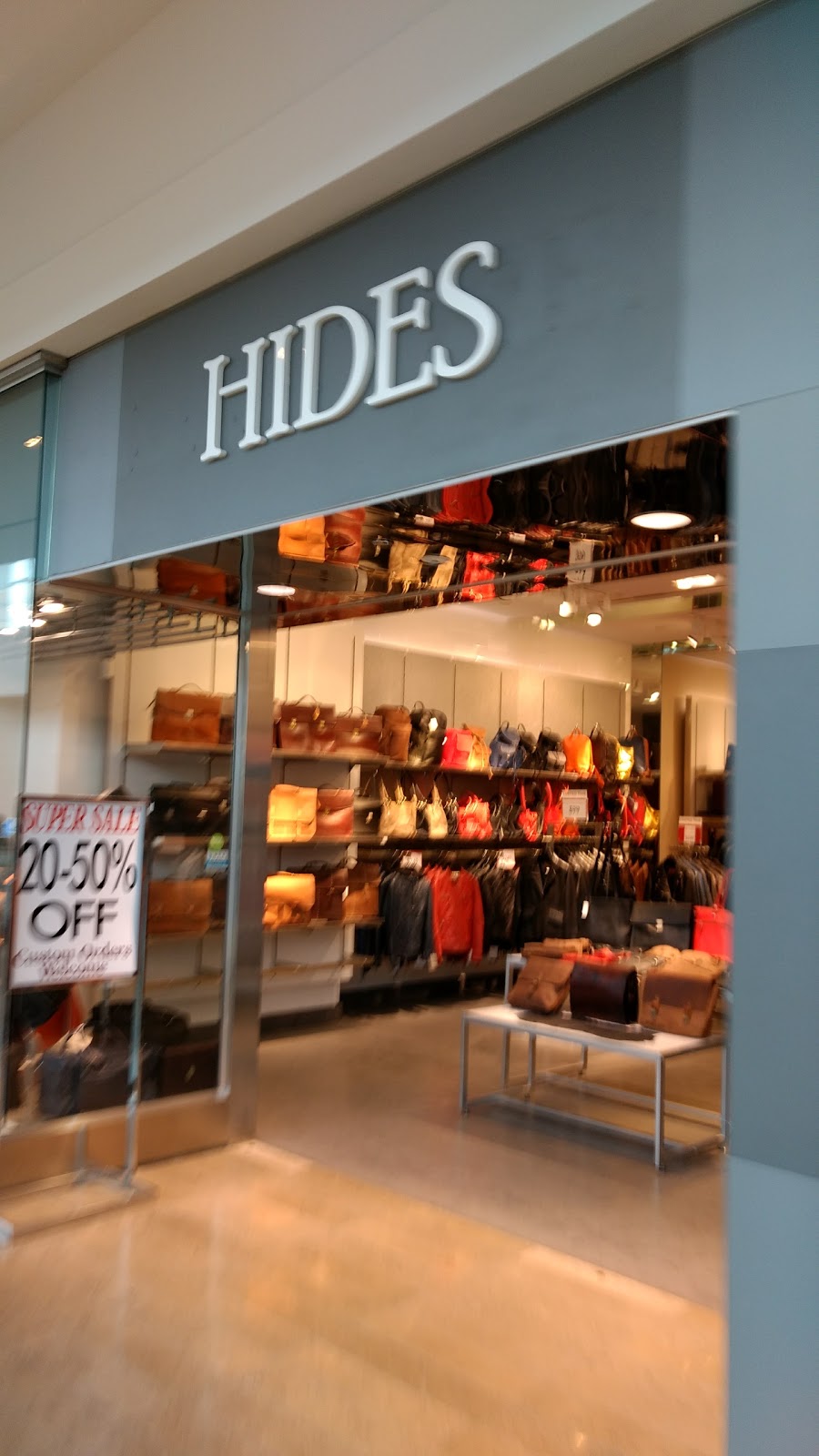Hides | 5100 Erin Mills Pkwy #210, Mississauga, ON L5M 4Z5, Canada | Phone: (905) 607-4501