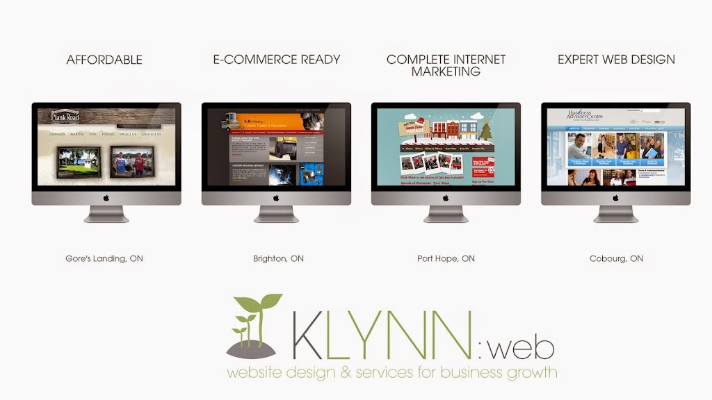KLynn Website Design | 4421 Highway 45, Cobourg, ON K9A 4J9, Canada | Phone: (905) 373-4909