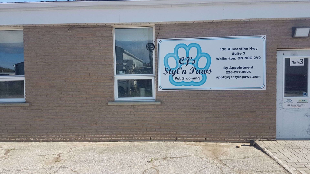 CJs Styln Paws Pet Grooming | 130 Kincardine Hwy Unit 3, Walkerton, ON N0G 2V0, Canada | Phone: (226) 257-8225