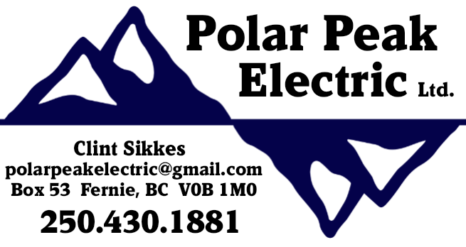 Polar Peak Electric Ltd | 861 3 Ave, Fernie, BC V0B 1M0, Canada | Phone: (250) 430-1881
