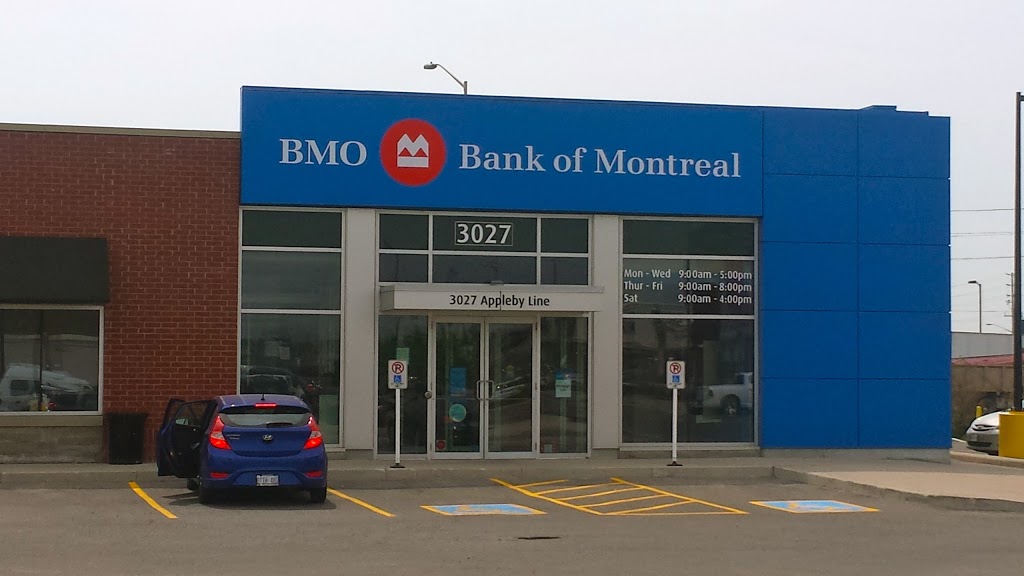 BMO Bank of Montreal | 3027 Appleby Line, Burlington, ON L7M 0V7, Canada | Phone: (905) 335-8438