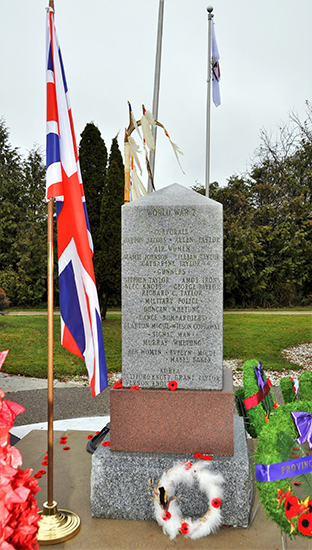 Curve Lake First Nation Cenotaph | 872 Mississauga St, Wollaston, ON K0L 1P0, Canada | Phone: (705) 657-8045