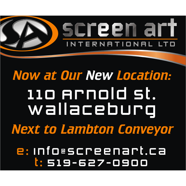 screenart.ca | 110 Arnold St, Wallaceburg, ON N8A 3P4, Canada | Phone: (519) 627-0900