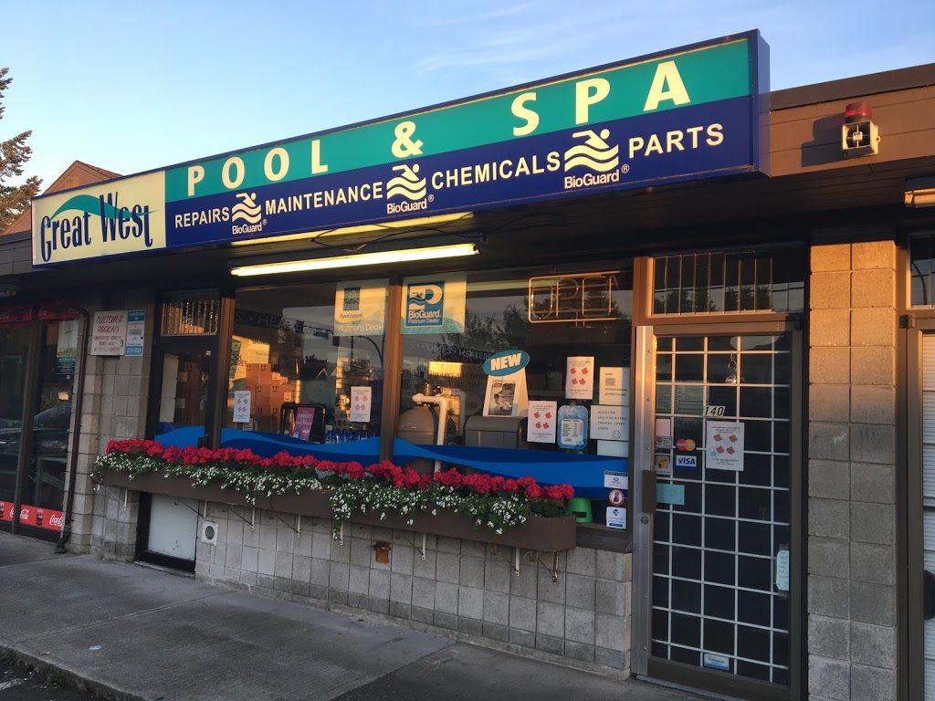 Great West Pool & Spa Ltd | 9780 Cambie Rd, Richmond, BC V6X 1K4, Canada | Phone: (604) 232-4501