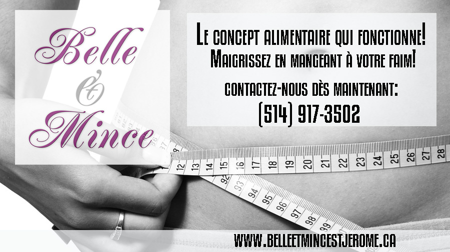 Belle et Mince Boisbriand | 2000, rue, Cr Le Corbusier local 207, Boisbriand, QC J7G 3E8, Canada | Phone: (514) 917-3502