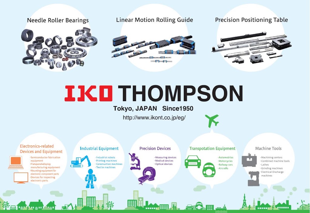 IKO THOMPSON BEARINGS CANADA, INC. | 2425 Matheson Blvd E, Mississauga, ON L4W 5K4, Canada | Phone: (905) 361-6502