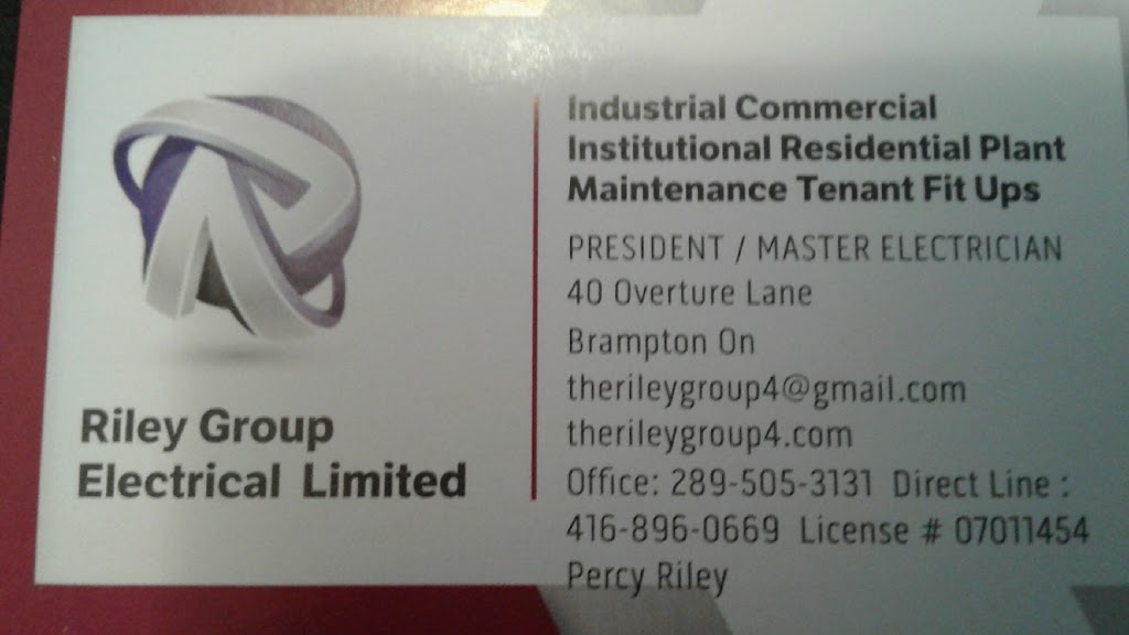 The Riley group | 40 Overture Ln, Brampton, ON L6S 6H8, Canada | Phone: (416) 896-0669