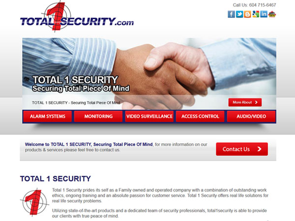 total1security.com | 15811 96 Ave, Surrey, BC V4N 2R8, Canada | Phone: (604) 715-6467