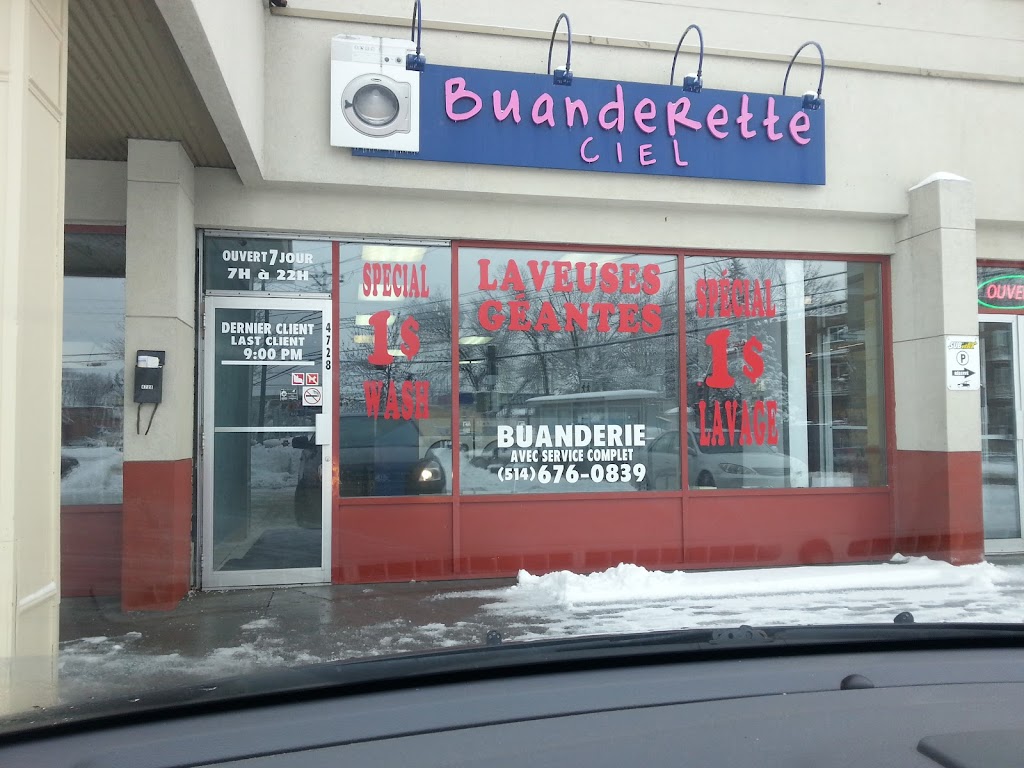 Buanderette Ciel | 4728 Rue Alexander, Pierrefonds, QC H8Y 2B1, Canada | Phone: (514) 581-4814