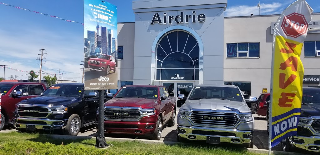 Airdrie Chrysler Dodge Jeep Ram | 139 East Lake Crescent NE, Airdrie, AB T4A 2H7, Canada | Phone: (403) 948-2600