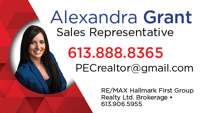 Alexandra Grant Sales Representative RE/MAX Hallmark First Group | 75 Abrams Rd, Napanee, ON K7R 3K8, Canada | Phone: (613) 888-8365