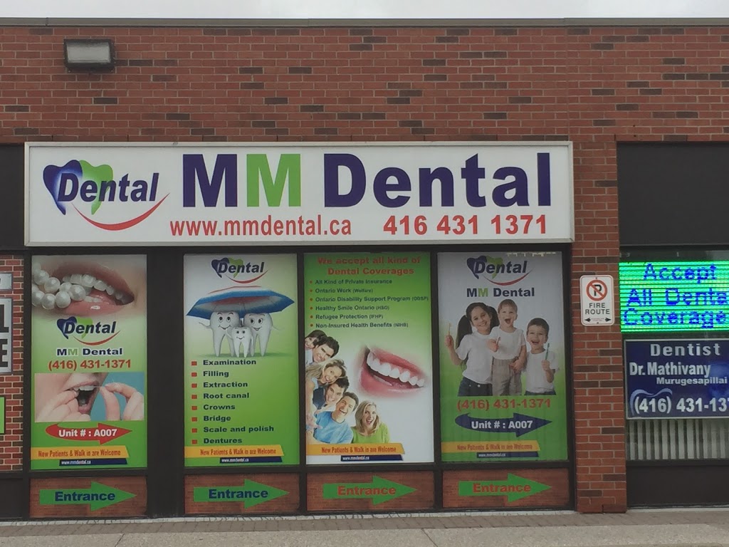 MM Dental | 3480 Lawrence Ave E a007, Scarborough, ON M1H 1A9, Canada | Phone: (416) 431-1371