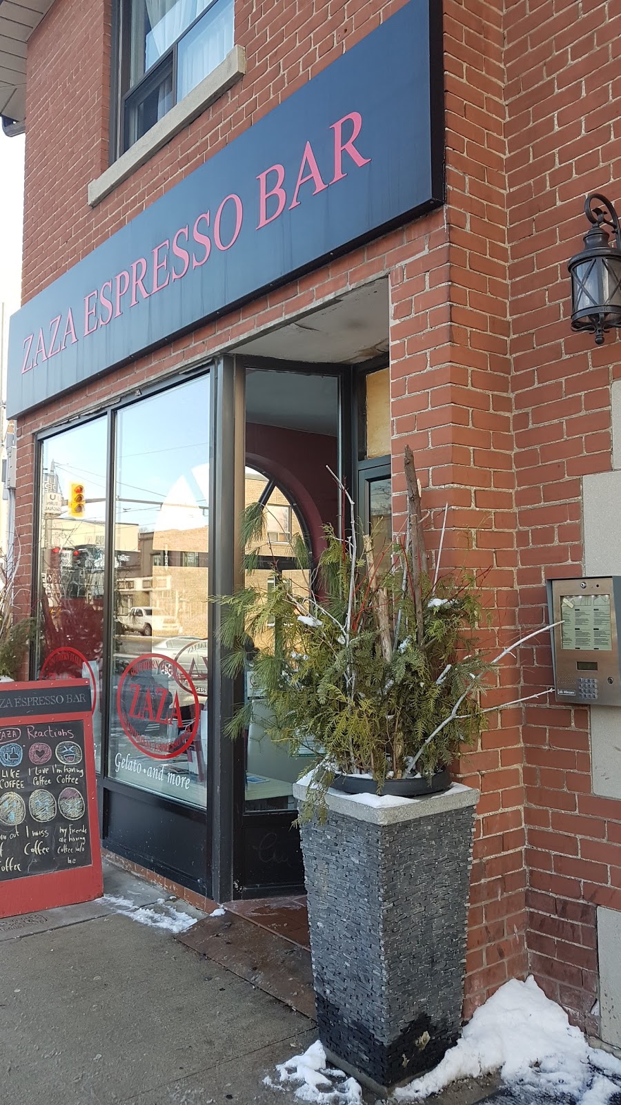 Zaza Espresso Bar | 775 St Clair Ave W #1, Toronto, ON M6C 1B7, Canada | Phone: (416) 651-3333