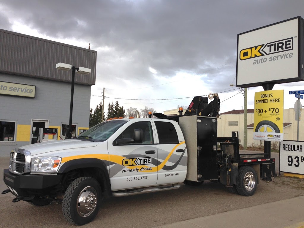 OK Tire | 102 Central Ave W, Linden, AB T0M 1J0, Canada | Phone: (403) 546-3733