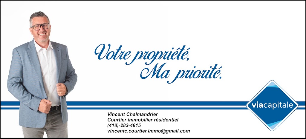 Courtier Immobilier Vincent Chalmandrier | 10 Rue du Jardin, Pont-Rouge, QC G3H 0A2, Canada | Phone: (418) 283-4815