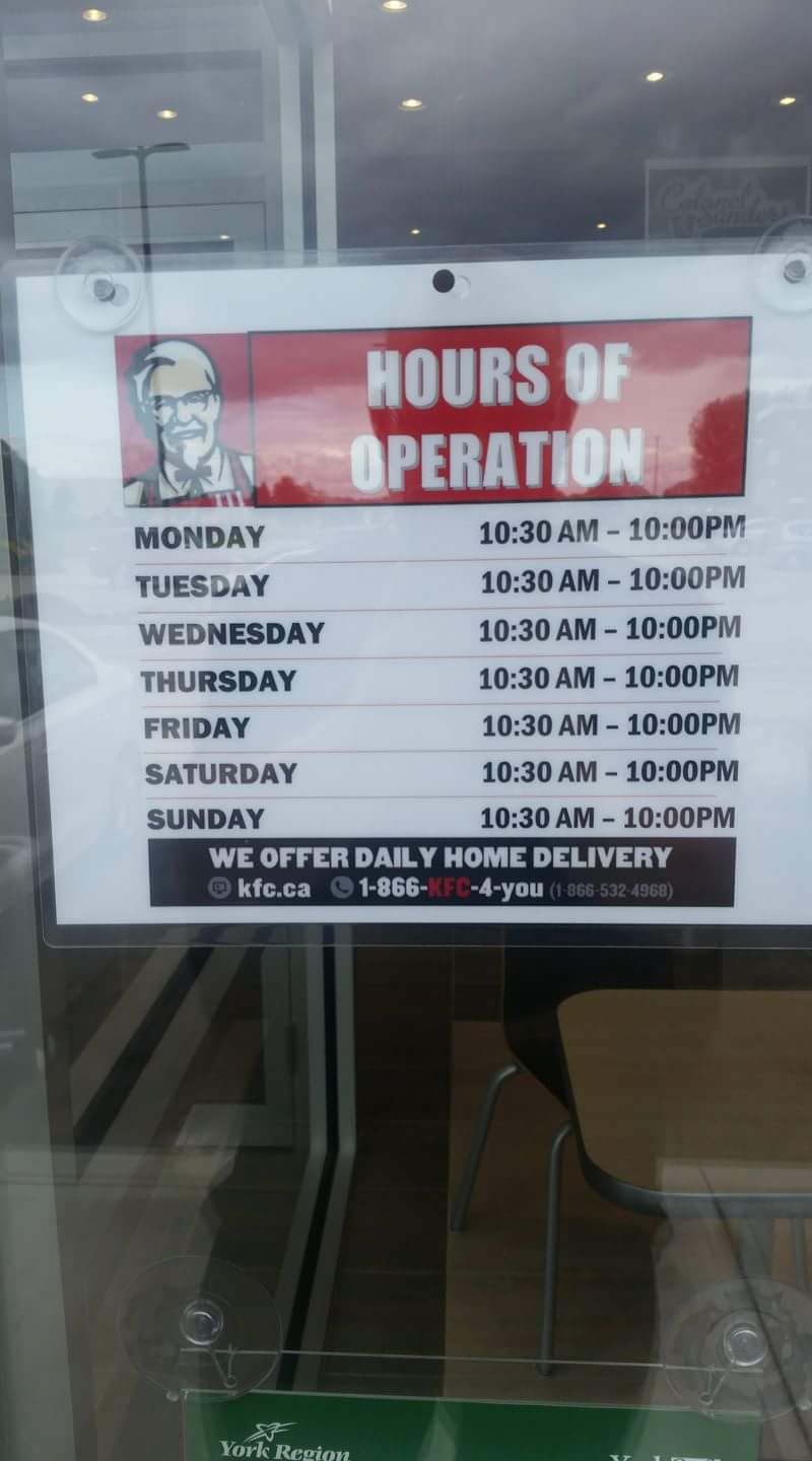 KFC | 26320 Woodbine Avenue Building C Unit, # 1, Keswick, ON L4P 4C3, Canada | Phone: (905) 476-2060