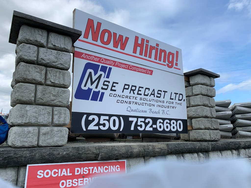 MSE Precast LTD | 4012 Island Hwy, Nanaimo, BC V9X 1R4, Canada | Phone: (250) 752-6680