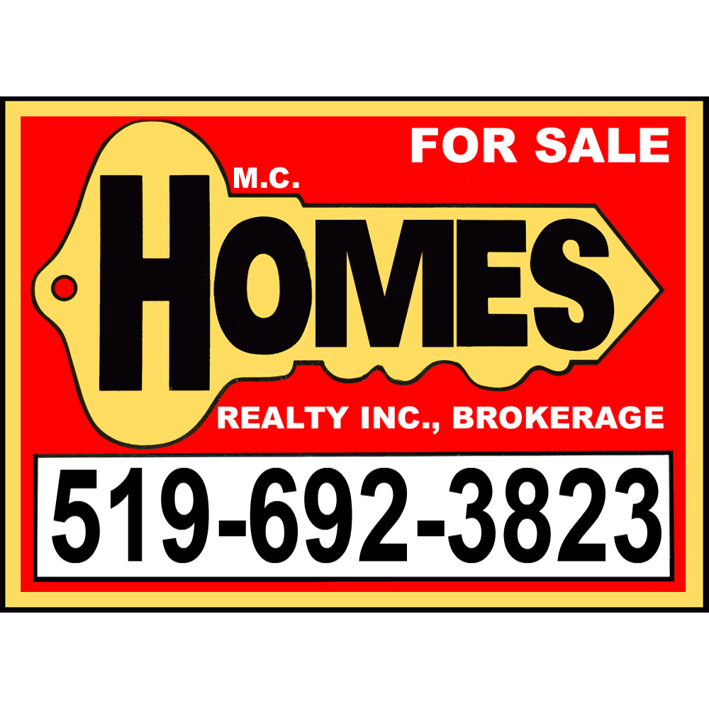 M.C. HOMES REALTY INC. | 30 Victoria St, Thamesville, ON N0P 2K0, Canada | Phone: (519) 692-3823