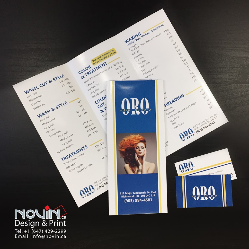 Novin Design and Print | 180 West Beaver Creek Rd #600, Richmond Hill, ON L4B 1B4, Canada | Phone: (647) 429-2299