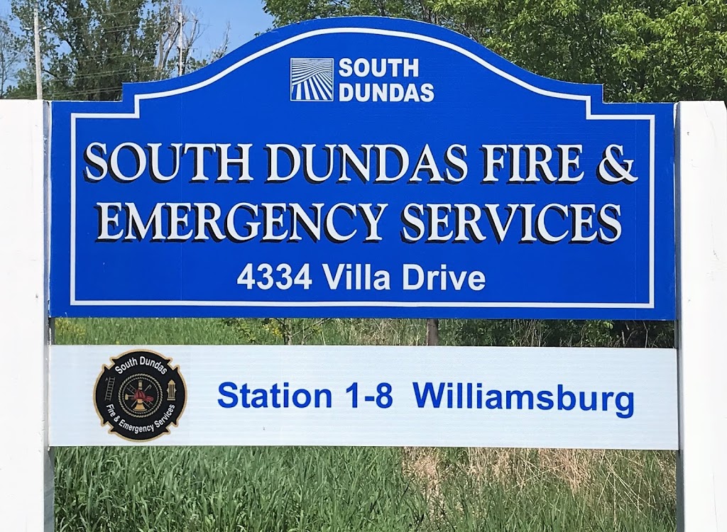 Williamsburg Fire Station | 4334 Villa Dr, Williamsburg, ON K0C 2H0, Canada | Phone: (613) 535-2216