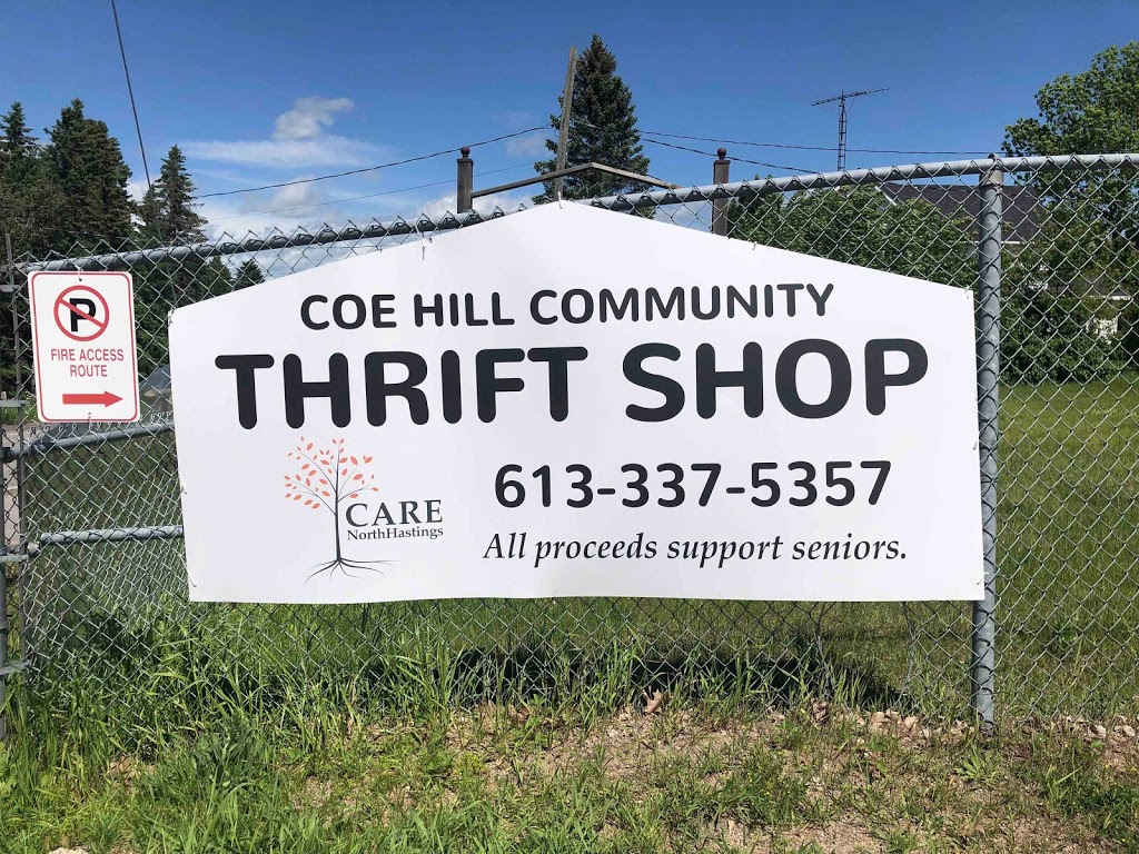 Coe Hill Community Thrift Shop | 2149 Hwy 620, Coe Hill, ON K0L 1P0, Canada | Phone: (613) 337-5274