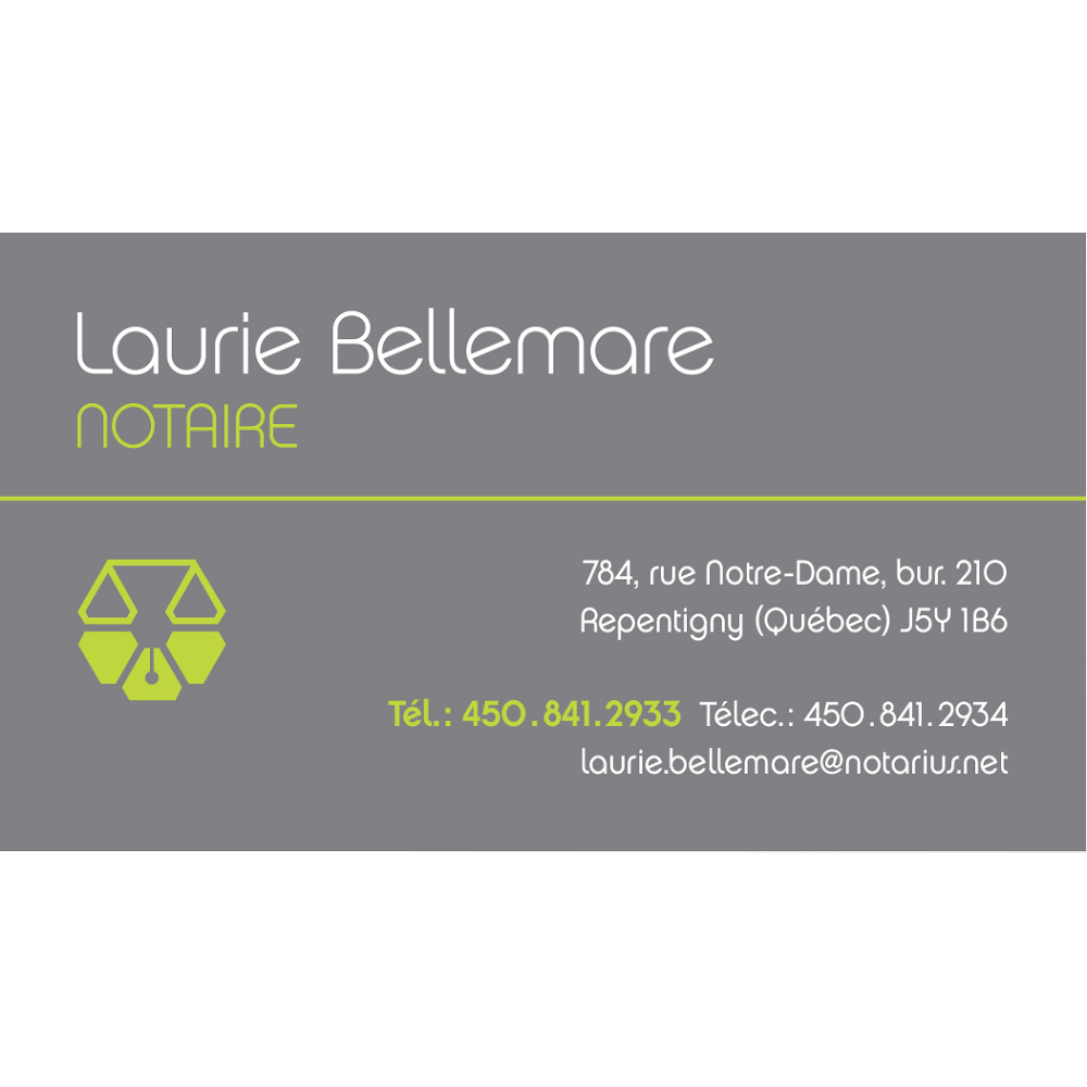 Laurie Bellemare | Notaire Repentigny | 784 Rue Notre-Dame Bureau 210, Repentigny, QC J5Y 1B6, Canada | Phone: (450) 841-2933