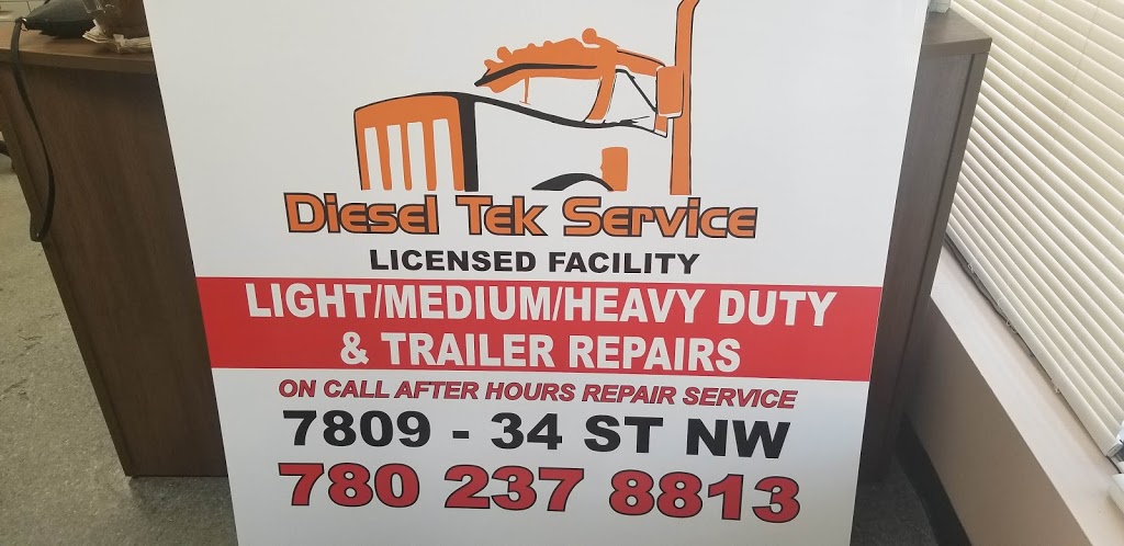 Diesel Tek Service | 7809 34 St NW, Edmonton, AB T6B 2V5, Canada | Phone: (780) 237-8813