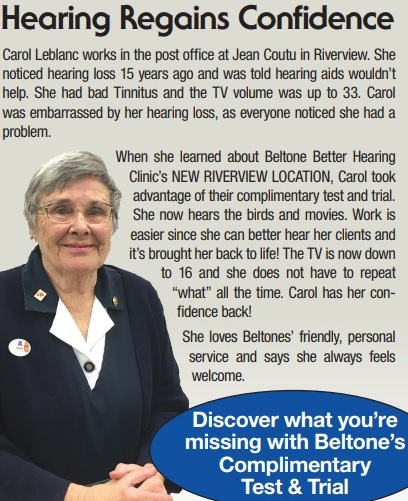 Beltone Better Hearing Aid Clinic | 630 Pinewood Rd, Riverview, NB E1B 5M7, Canada | Phone: (506) 387-2355