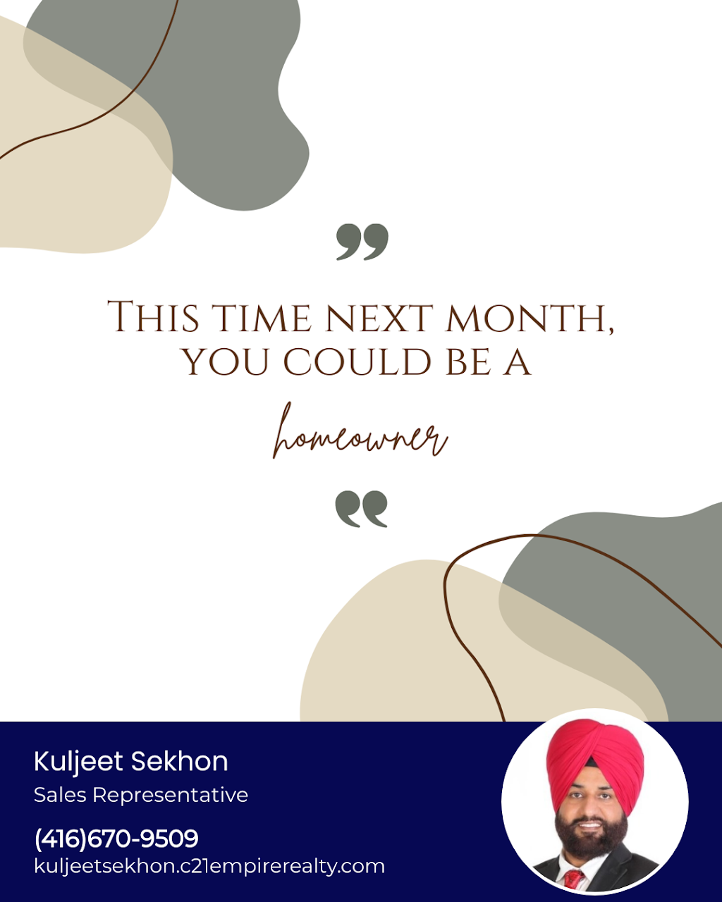 Kuljeet Sekhon Real Estate | 80 Pertosa Dr, Brampton, ON L6X 5E9, Canada | Phone: (416) 670-9509